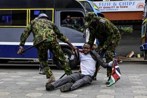 Rally marks second anniversary of Gen Z protest movement in Nairobi, Kenya - 25  Stock Photos
