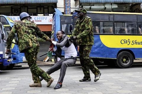 Rally marks second anniversary of Gen Z protest movement in Nairobi, Kenya - 25  Stock Photos