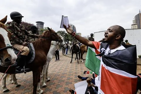 Rally marks second anniversary of Gen Z protest movement in Nairobi, Kenya - 25  Stock Photos