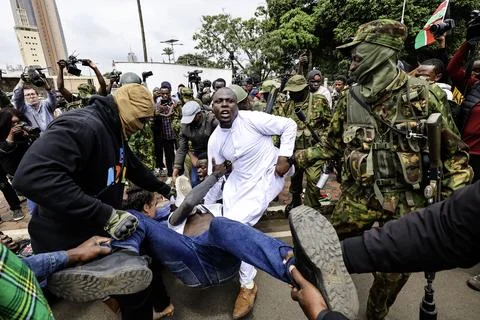 Rally marks second anniversary of Gen Z protest movement in Nairobi, Kenya - 25  Stock Photos