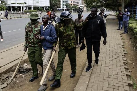 Rally marks second anniversary of Gen Z protest movement in Nairobi, Kenya - 25  Stock Photos