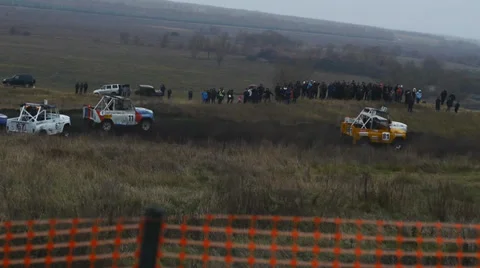 Rally Race Stock Footage 32312089