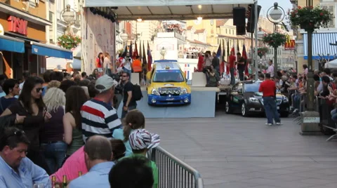 Rally start at city center 動画素材 5296482