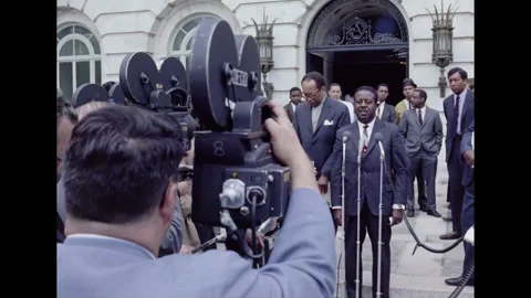 Ralph Abernathy Speaks To Press After Department Of Agriculture Negotiations Stock Footage 153294619