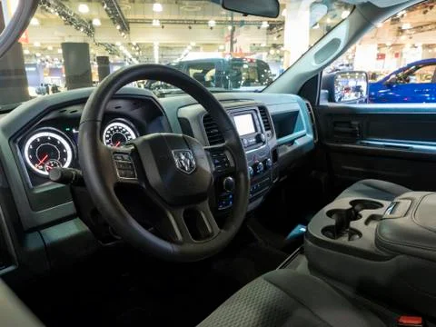 RAM 1500 Black Express at the New York International Auto Show 2017 Stock Photos