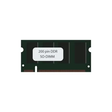RAM 200 ddr Stock Illustration