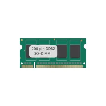 RAM 200 ddr Stock Illustration