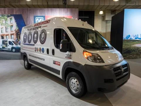 RAM 2500 Promaster at the New York International Auto Show 2017 Stock Photos
