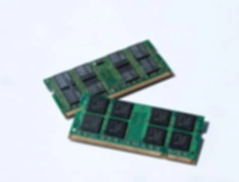 RAM Blurred white background Foto stock