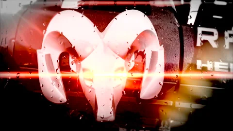 RAM Brand Motion Graphics for Car Commercials Stock Footage 153476284