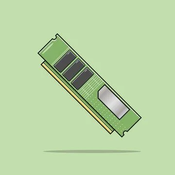Ram Computer Stock Illustration
