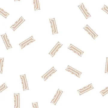 Ram computer part glyph vector seamless pattern Stock Illustration