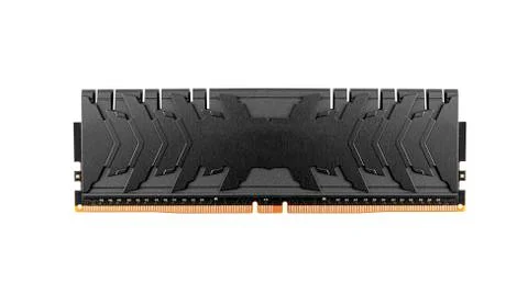 Ram DDR memory modules isolated on a white background. Stock Photos