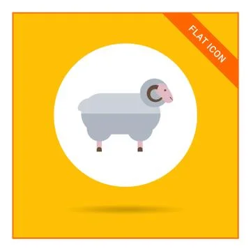 Ram icon Illustrazione stock
