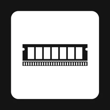 RAM icon, simple style イラスト素材