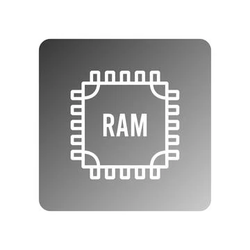 Ram icon vector Stock Illustration