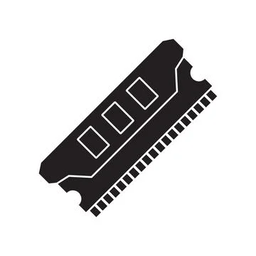 Ram icon vector 스톡 일러스트