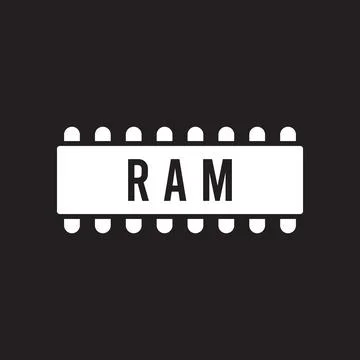 Ram icon vector Stock Illustration