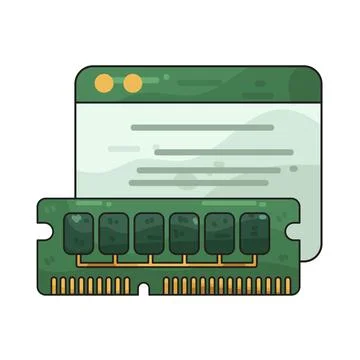 RAM illustration Stock Illustration