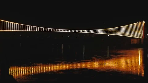 Ram Jhula Night India Video stock 89214267