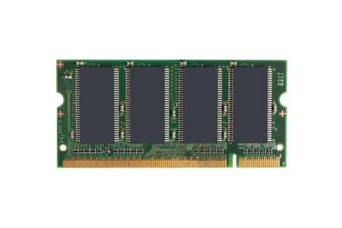 RAM memory. Chip close up. RAM macro shot. Computer circuit isolated on a w.. 스톡 사진