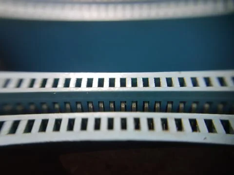 RAM memory circuit board of computer macro close-up, Computer Hardware Stock Photos