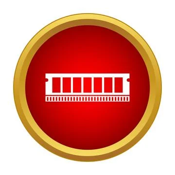 Ram memory module icon indicating computer hardware イラスト素材