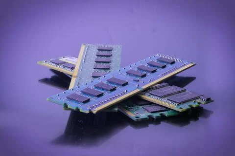 RAM modules Stock Photos