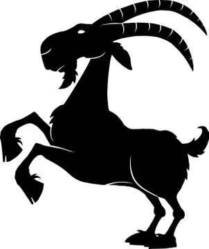 Ram Monochrome Stock-Illustration