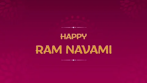 Ram Navami Animated Background Stock Footage 176666413