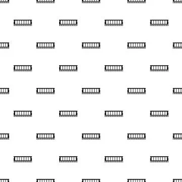 RAM pattern, simple style Stock Illustration