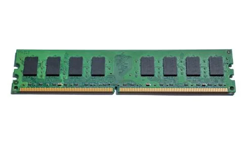 RAM for a personal computer on a white background Stock Photos