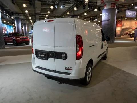 RAM Promaster City at the New York International Auto Show 2017 Stock Photos