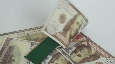 RAM (Random Access Memory) with a dollar bill in the background. 스톡 동영상 330922120