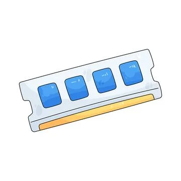 Ram stick Stock Illustration