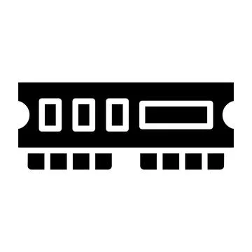 Ram Vector Icon Design Illustration Stock Illustration
