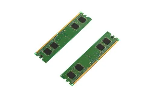 The RAM on a white background Stock Photos