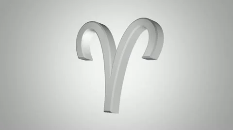 The Ram Zodiac symbol Stock Footage 11846261