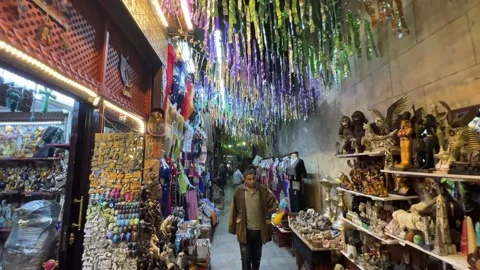 Ramadan 2024 vibes in Cairo, Egypt(33) Stock Footage 237111553