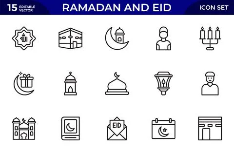 Ramadan and Eid  04 Stock Illustration