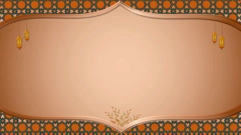 Ramadan and eid mubarak background copy space decoration stars for ramadan Stock Footage 270954430