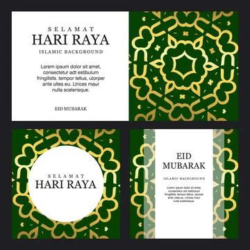 Ramadan and Eid typography with elegent design vector Stock Illustration