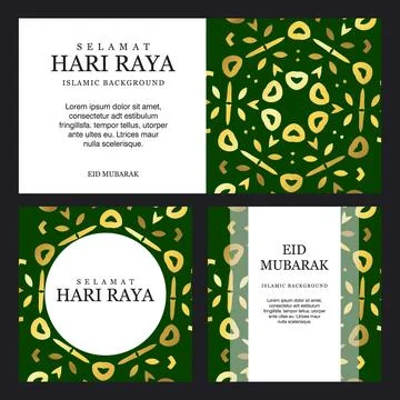 Ramadan and Eid typography with elegent design vector Stock Illustration