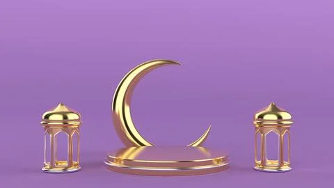 Ramadan Backdrop Stock Illustration