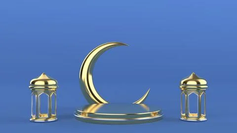 Ramadan Backdrop Stock Illustration