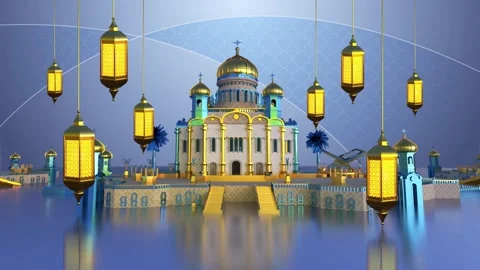 Ramadan Background Animation Stock-Footage 345307681