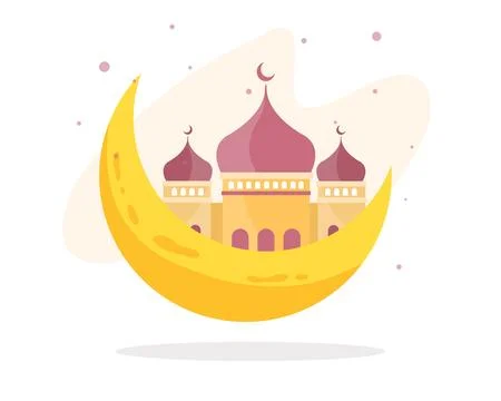Ramadan Background Design vector for islamic new year Stock Illustration