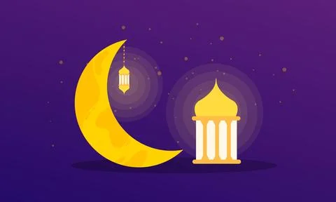 Ramadan Background Design vector for islamic new year Stock Illustration