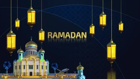 Ramadan Background Stock Footage 345307804
