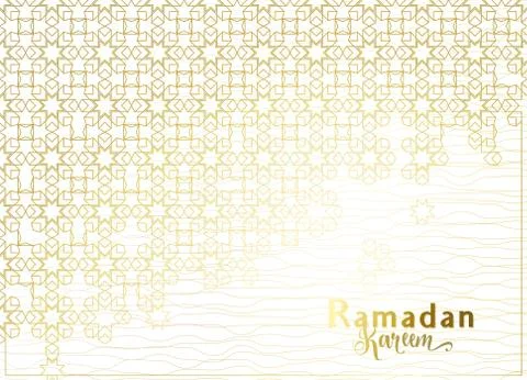 Ramadan background with islamic mosque arabian pattern Illustrazione stock